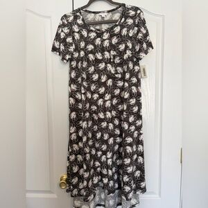 LuLaRoe Disney Mickey Mouse Carly Midi Dress NWT